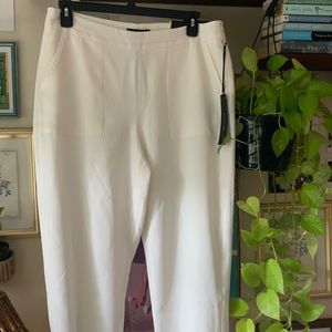 Black Label by Chicos Cream High Waisted Work Pant